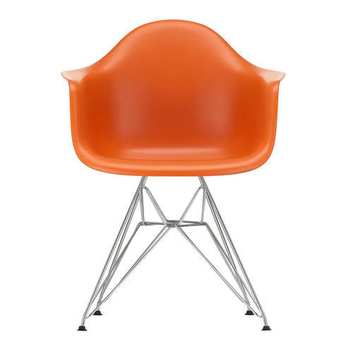 Cadeira de Braços em Plástico Eames DAR / Base Cromada